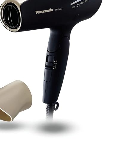 Panasonic EH-NA9J Advanced Folding Hair Dryer with Diffuser, Nanoe